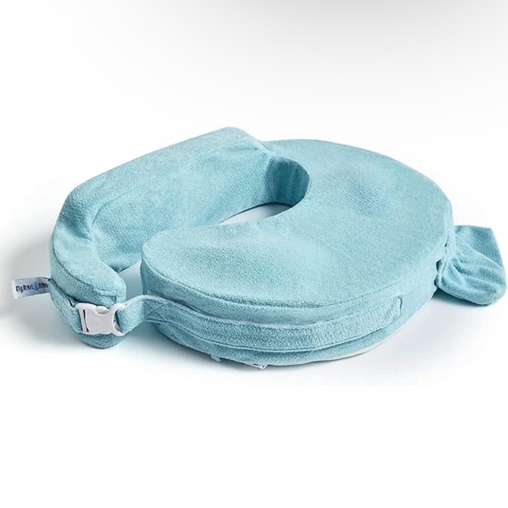 NWT My Brest Friend Nursing Pillow for Breastfeeding & Bottle Feeding in Aqua